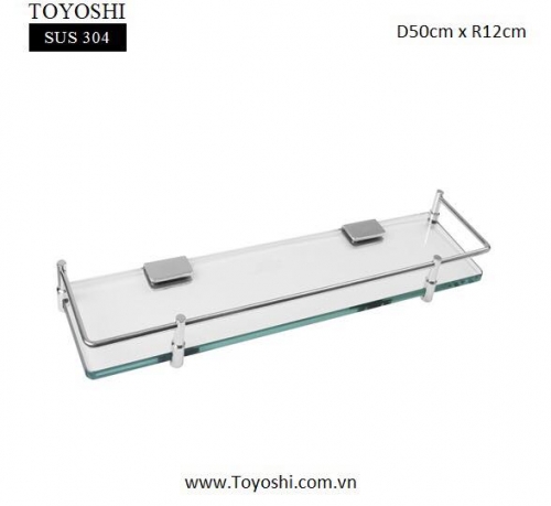 Kệ kính cường lực trụ lục bình