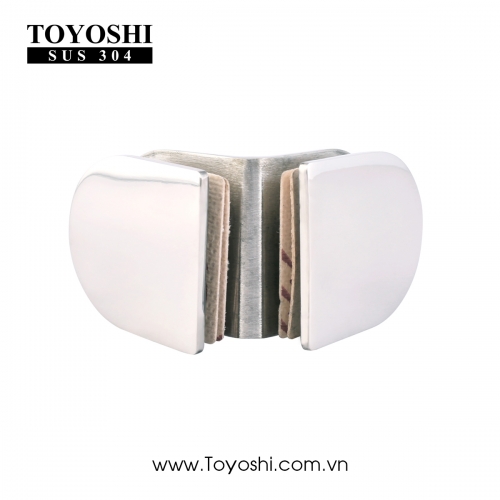 Kẹp cố định 90 độ đôi ( kính kính) bán nguyệt